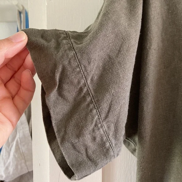 Portland Apron Company linen art tunic - Picture 3 of 6